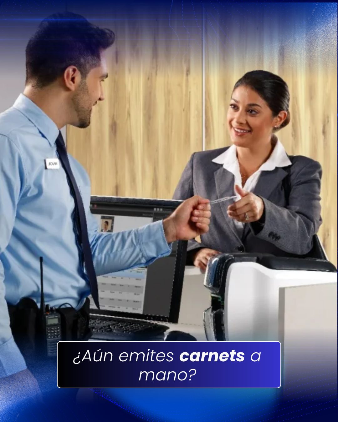 Identificación para control de personal y credenciales